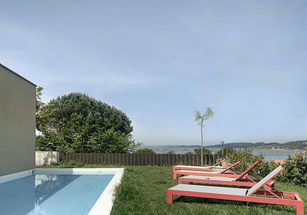 Insua Beach House Понтеведра Екстер'єр фото